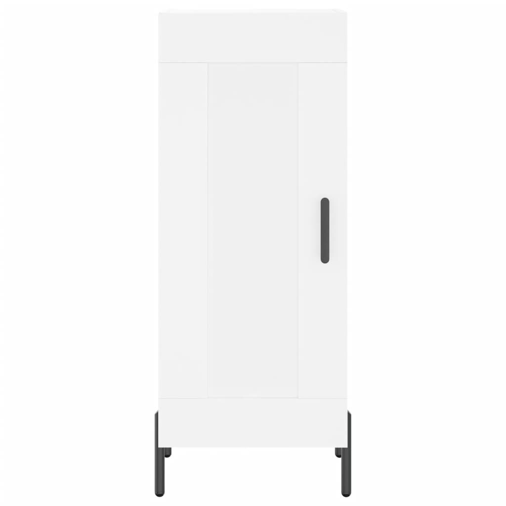 vidaXL Highboard White 34.5x34x180 cm Engineered Wood