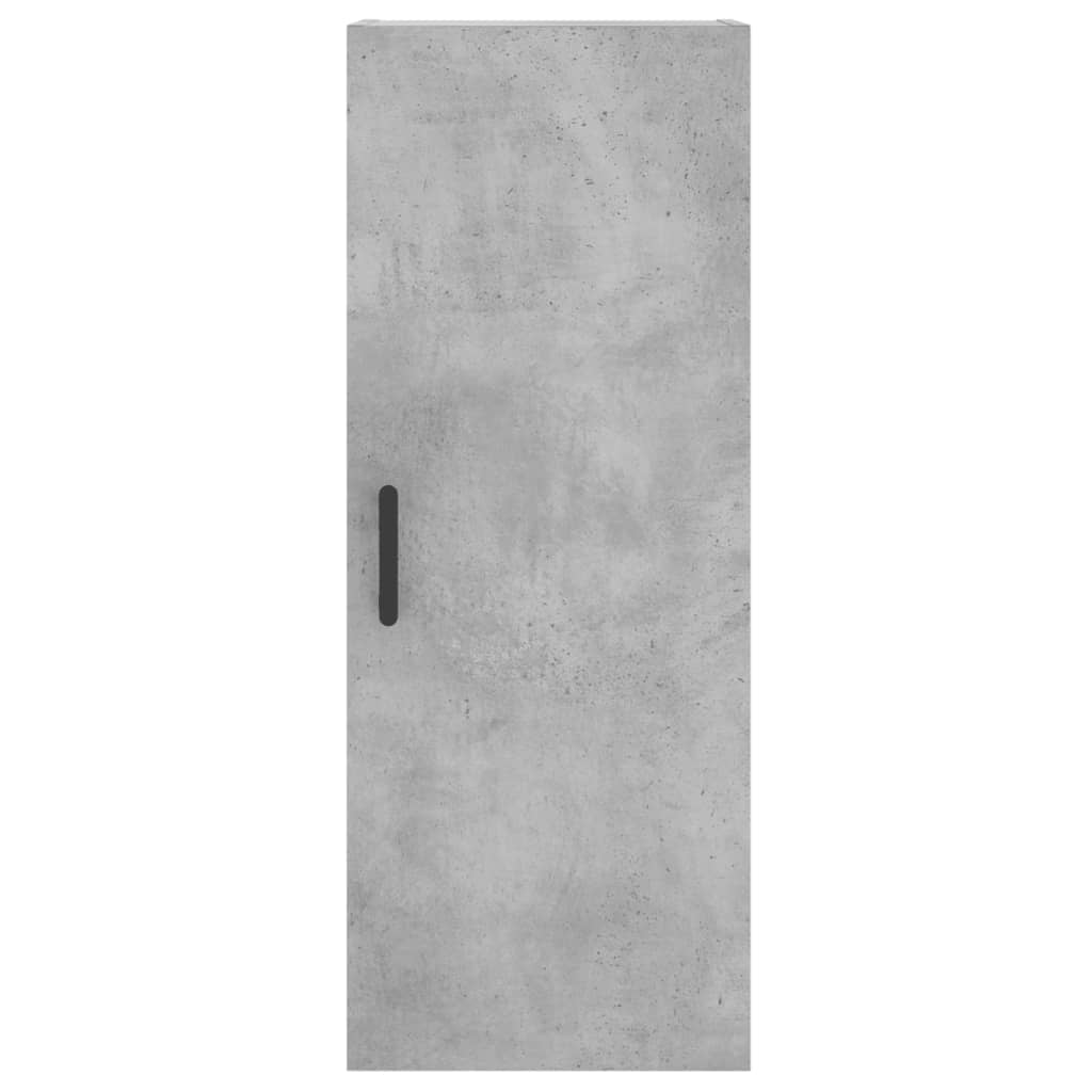vidaXL Highboard Concrete Grey 34,5x34x180 cm Engineered Wood