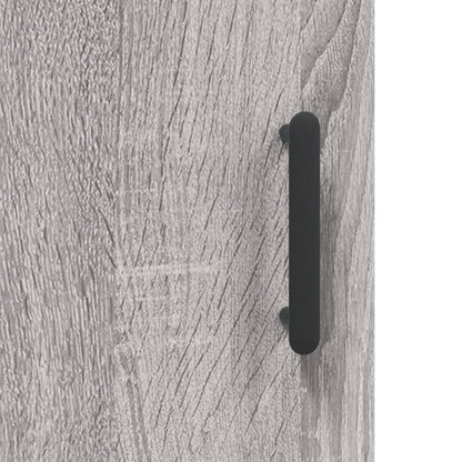 vidaXL Highboard Grey Sonoma 34,5x34x180 cm Engineered Wood