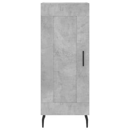 vidaXL Highboard Concrete Grey 34,5x34x180 cm Engineered Wood