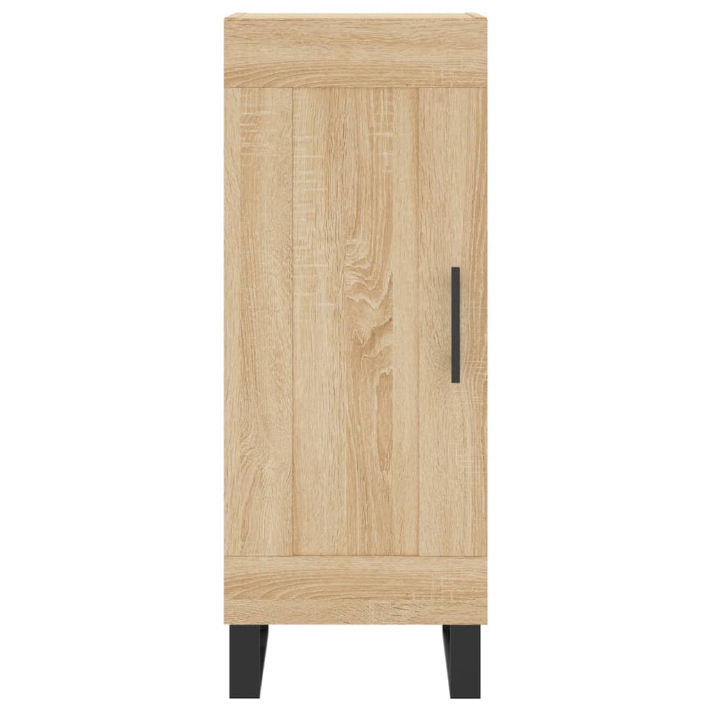 vidaXL Highboard Sonoma Oak 34.5x34x180 cm Engineered Wood