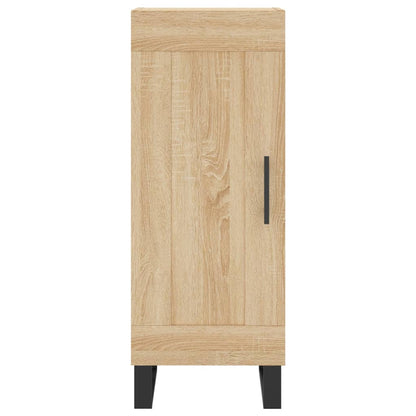vidaXL Highboard Sonoma Oak 34.5x34x180 cm Engineered Wood