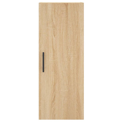 vidaXL Highboard Sonoma Oak 34,5x34x180 cm Engineered Wood