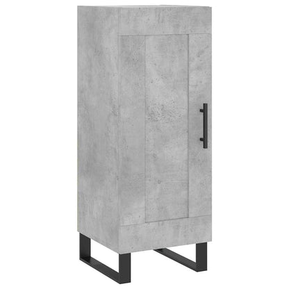 vidaXL Highboard Concrete Grey 34,5x34x180 cm Engineered Wood