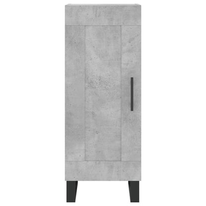 vidaXL Highboard Concrete Grey 34,5x34x180 cm Engineered Wood