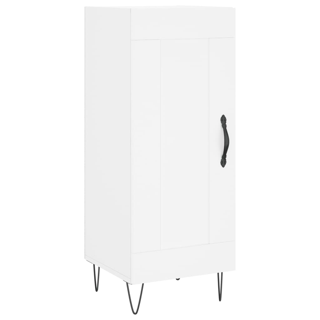 vidaXL Highboard White 34.5x34x180 cm Engineered Wood