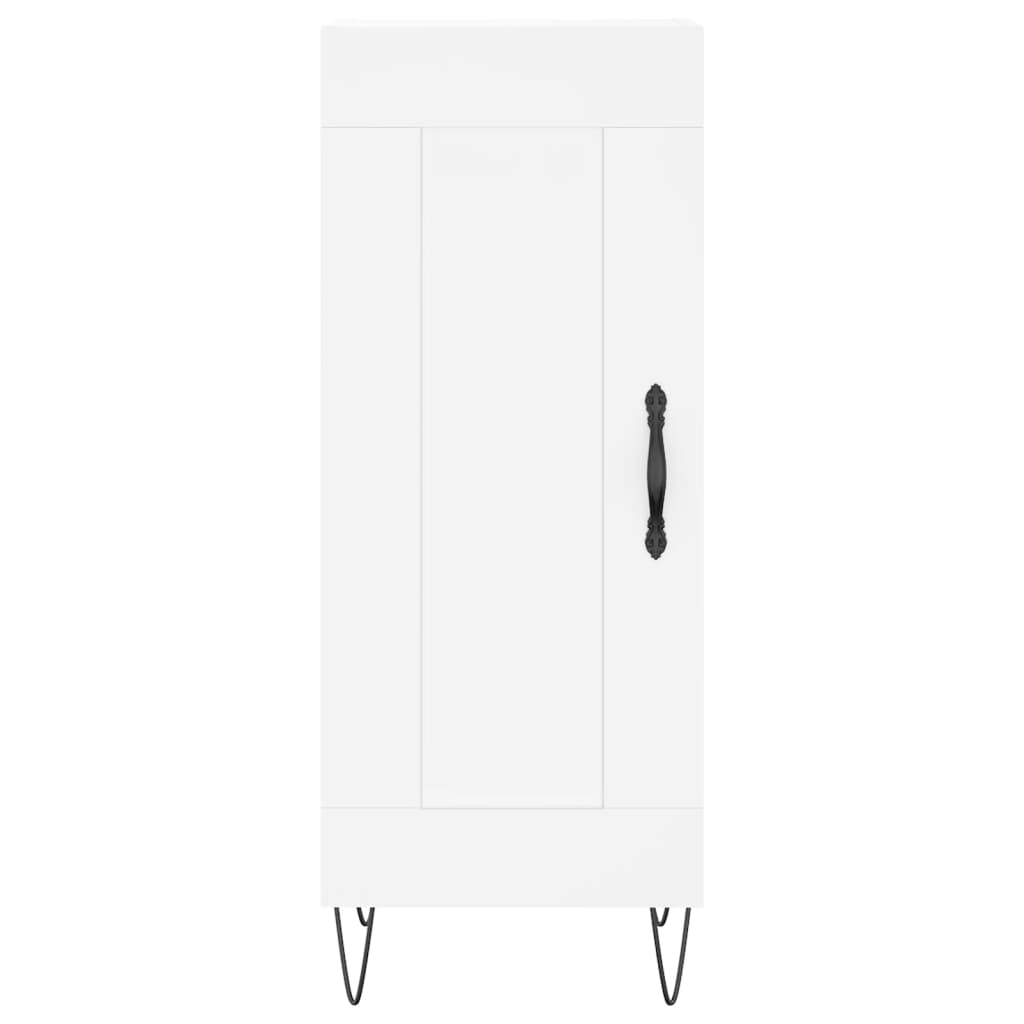 vidaXL Highboard White 34.5x34x180 cm Engineered Wood