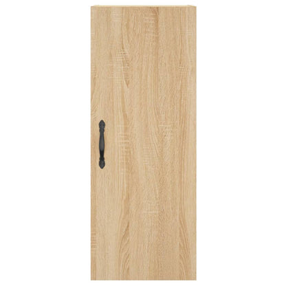 vidaXL Highboard Sonoma Oak 34,5x34x180 cm Engineered Wood