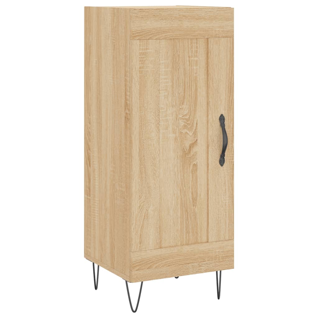 vidaXL Highboard Sonoma Oak 34,5x34x180 cm Engineered Wood