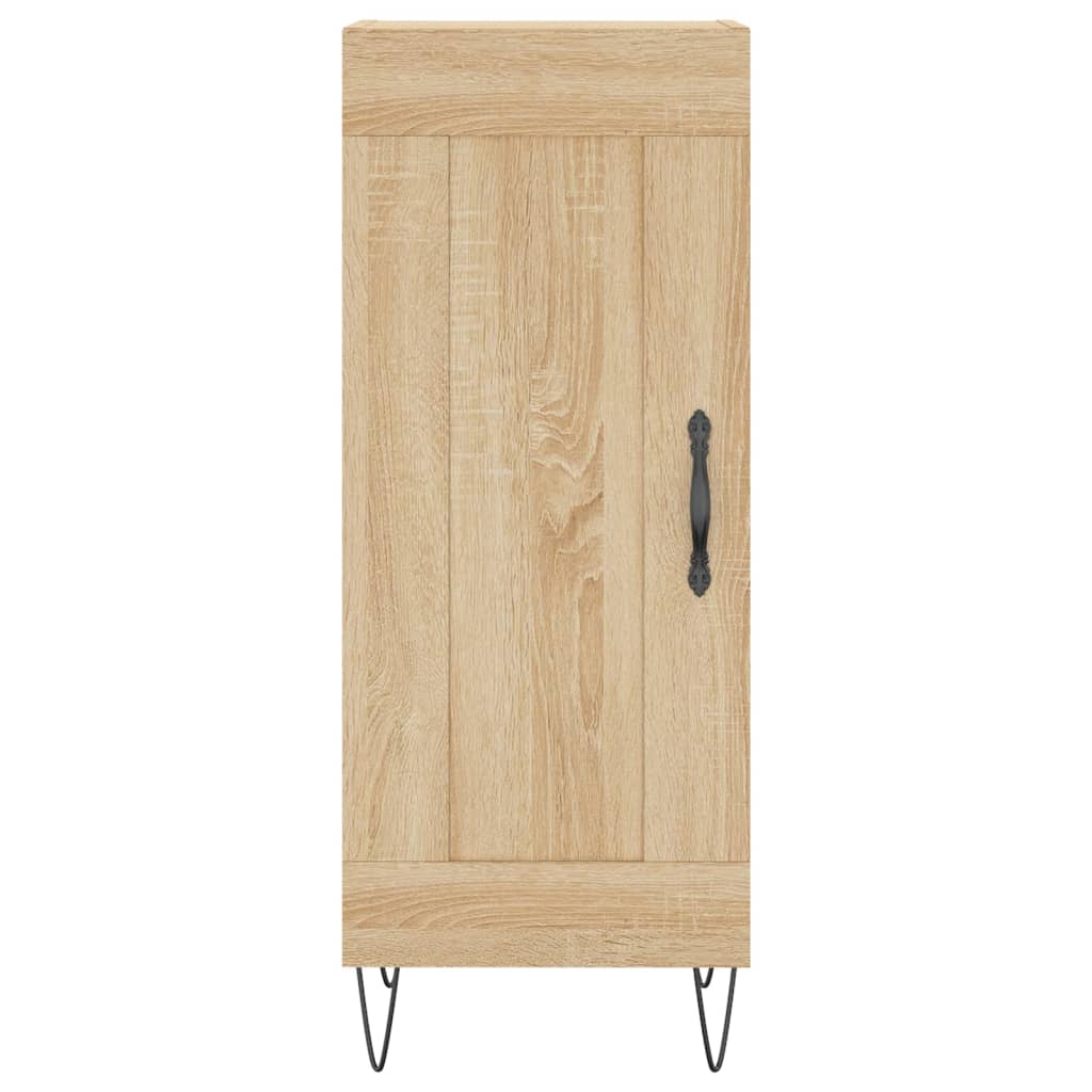 vidaXL Highboard Sonoma Oak 34,5x34x180 cm Engineered Wood
