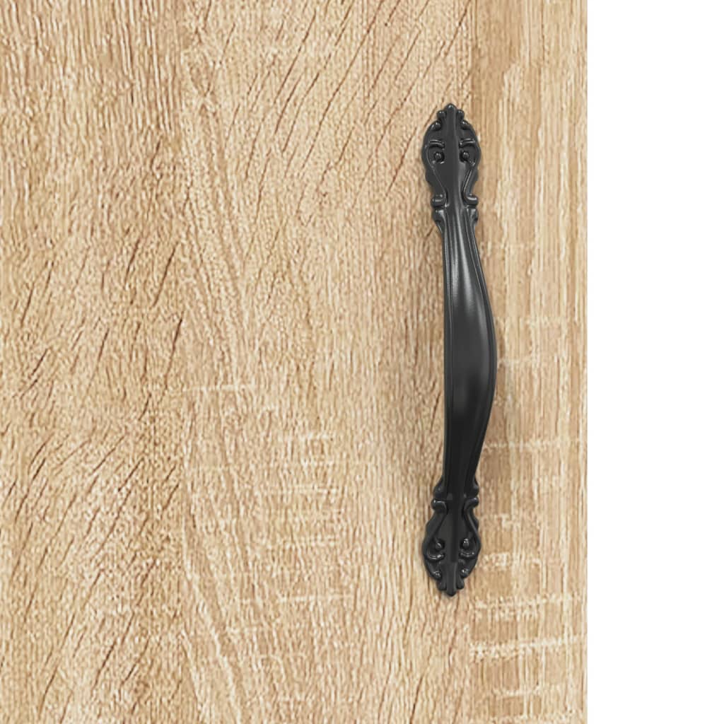 vidaXL Highboard Sonoma Oak 34,5x34x180 cm Engineered Wood