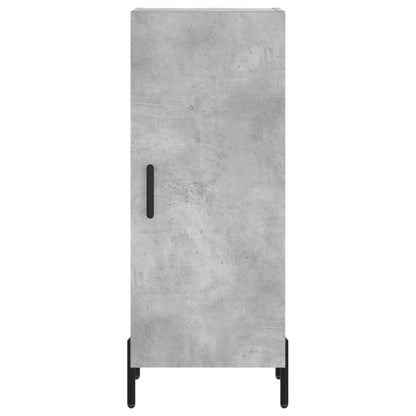 vidaXL Highboard Concrete Grey 34,5x34x180 cm Engineered Wood