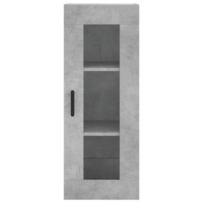 vidaXL Highboard Concrete Grey 34,5x34x180 cm Engineered Wood