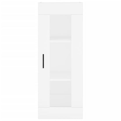 vidaXL Highboard White 34.5x34x180 cm Engineered Wood