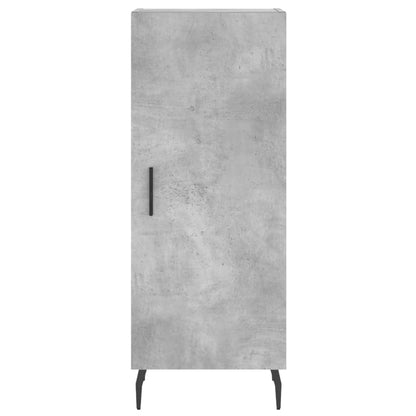 vidaXL Highboard Concrete Grey 34,5x34x180 cm Engineered Wood