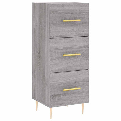 vidaXL Highboard Grey Sonoma 34,5x34x180 cm Engineered Wood