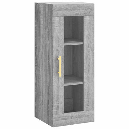 vidaXL Highboard Grey Sonoma 34,5x34x180 cm Engineered Wood