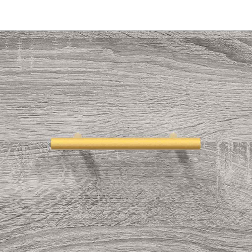 vidaXL Highboard Grey Sonoma 34,5x34x180 cm Engineered Wood
