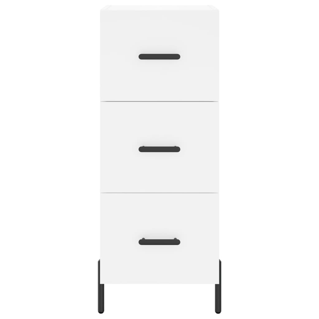 vidaXL Highboard White 34.5x34x180 cm Engineered Wood
