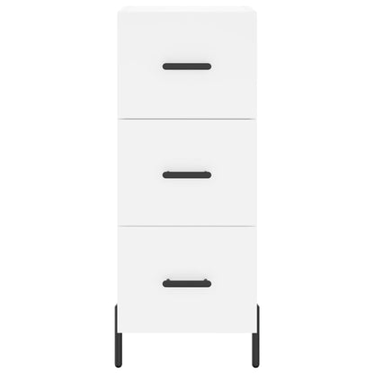 vidaXL Highboard White 34.5x34x180 cm Engineered Wood
