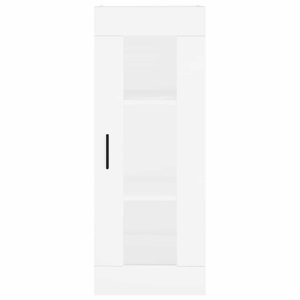vidaXL Highboard White 34.5x34x180 cm Engineered Wood