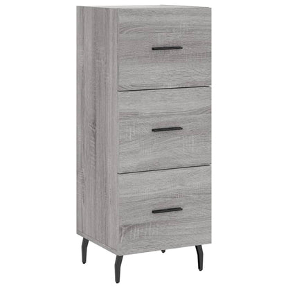 vidaXL Highboard Grey Sonoma 34.5x34x180 cm Engineered Wood
