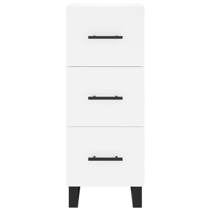vidaXL Highboard White 34.5x34x180 cm Engineered Wood