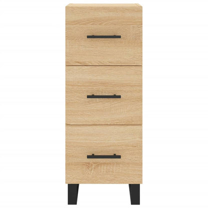 vidaXL Highboard Sonoma Oak 34.5x34x180 cm Engineered Wood