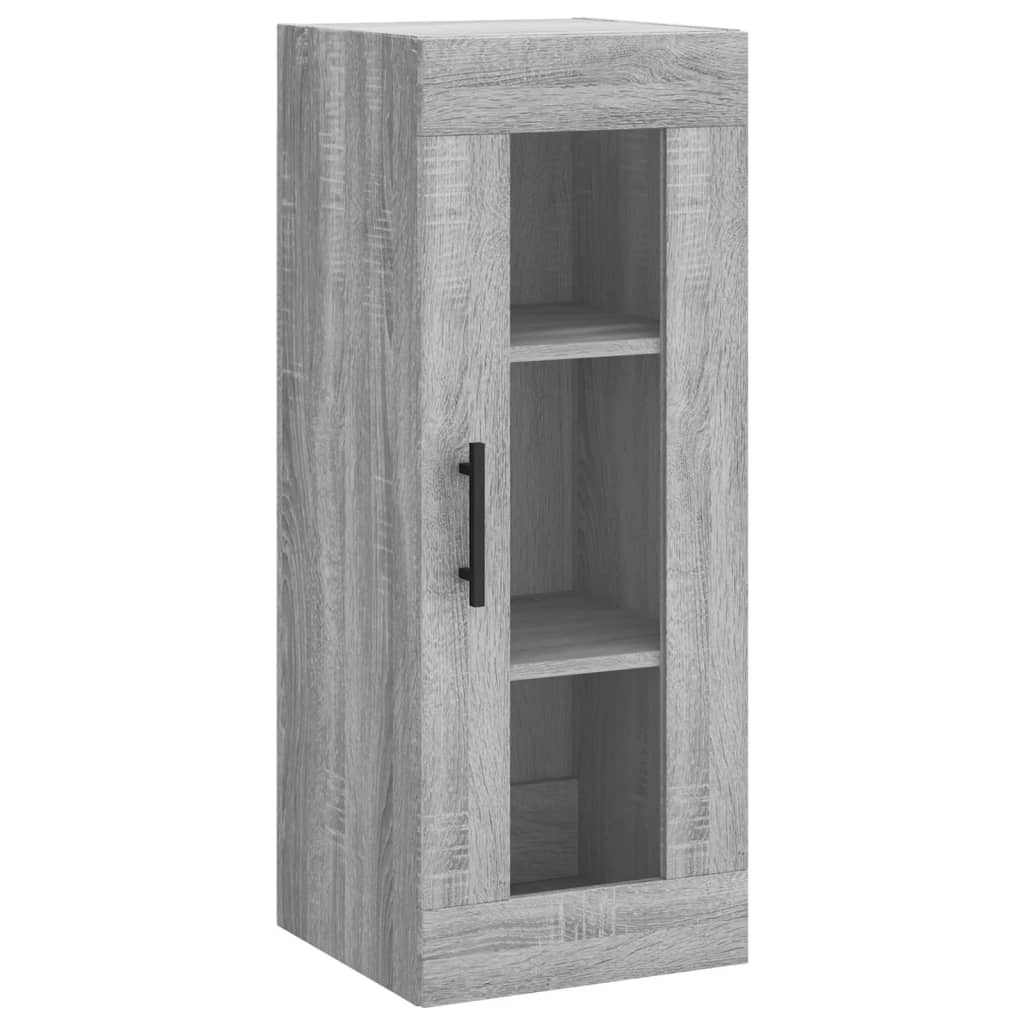vidaXL Highboard Grey Sonoma 34,5x34x180 cm Engineered Wood
