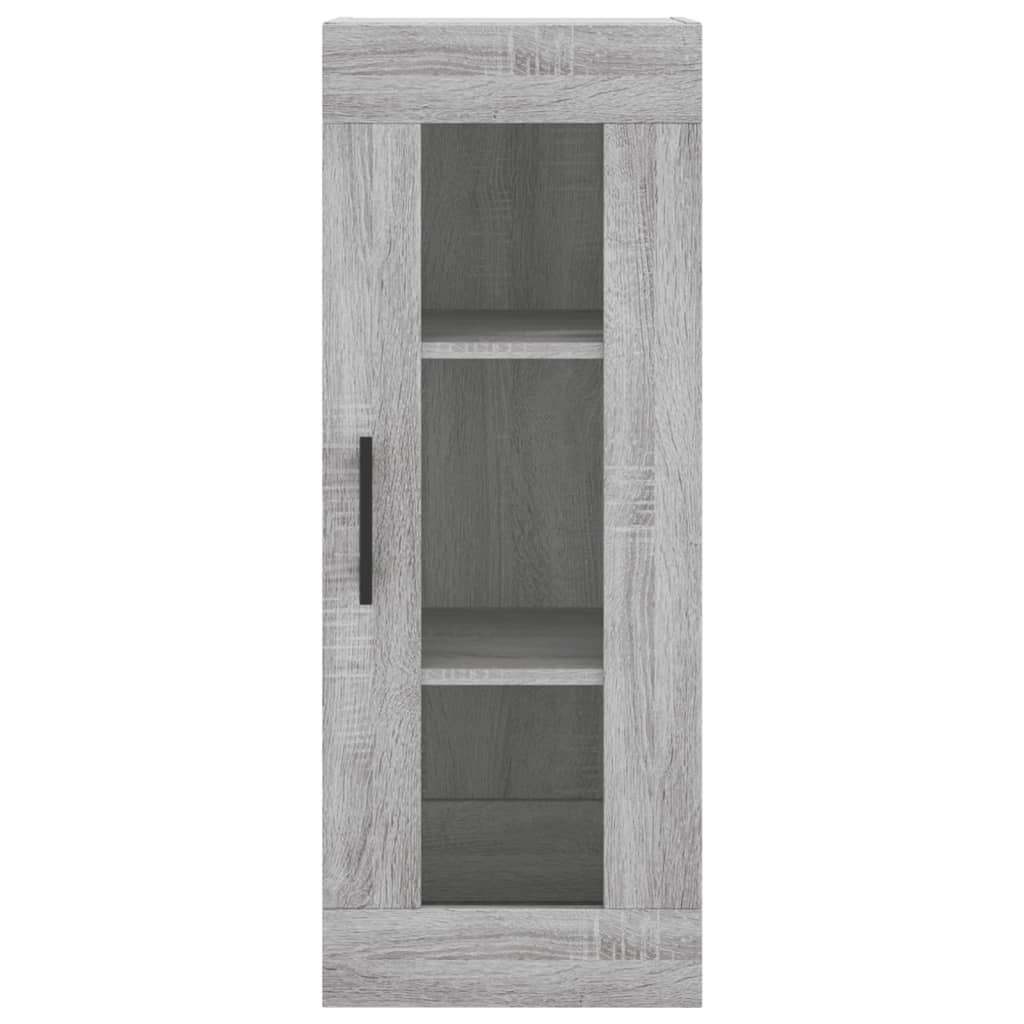 vidaXL Highboard Grey Sonoma 34,5x34x180 cm Engineered Wood
