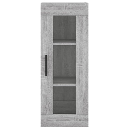 vidaXL Highboard Grey Sonoma 34,5x34x180 cm Engineered Wood