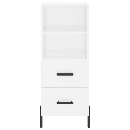 vidaXL Highboard White 34.5x34x180 cm Engineered Wood