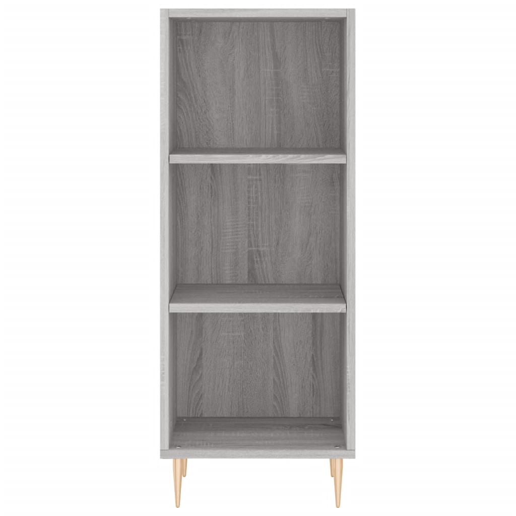 vidaXL Highboard Grey Sonoma 34.5x34x180 cm Engineered Wood