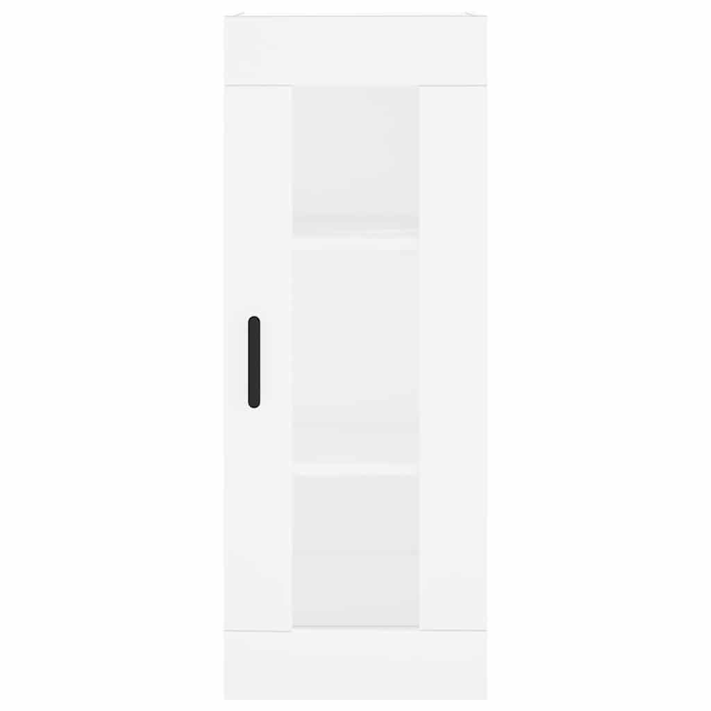 vidaXL Highboard White 34.5x34x180 cm Engineered Wood