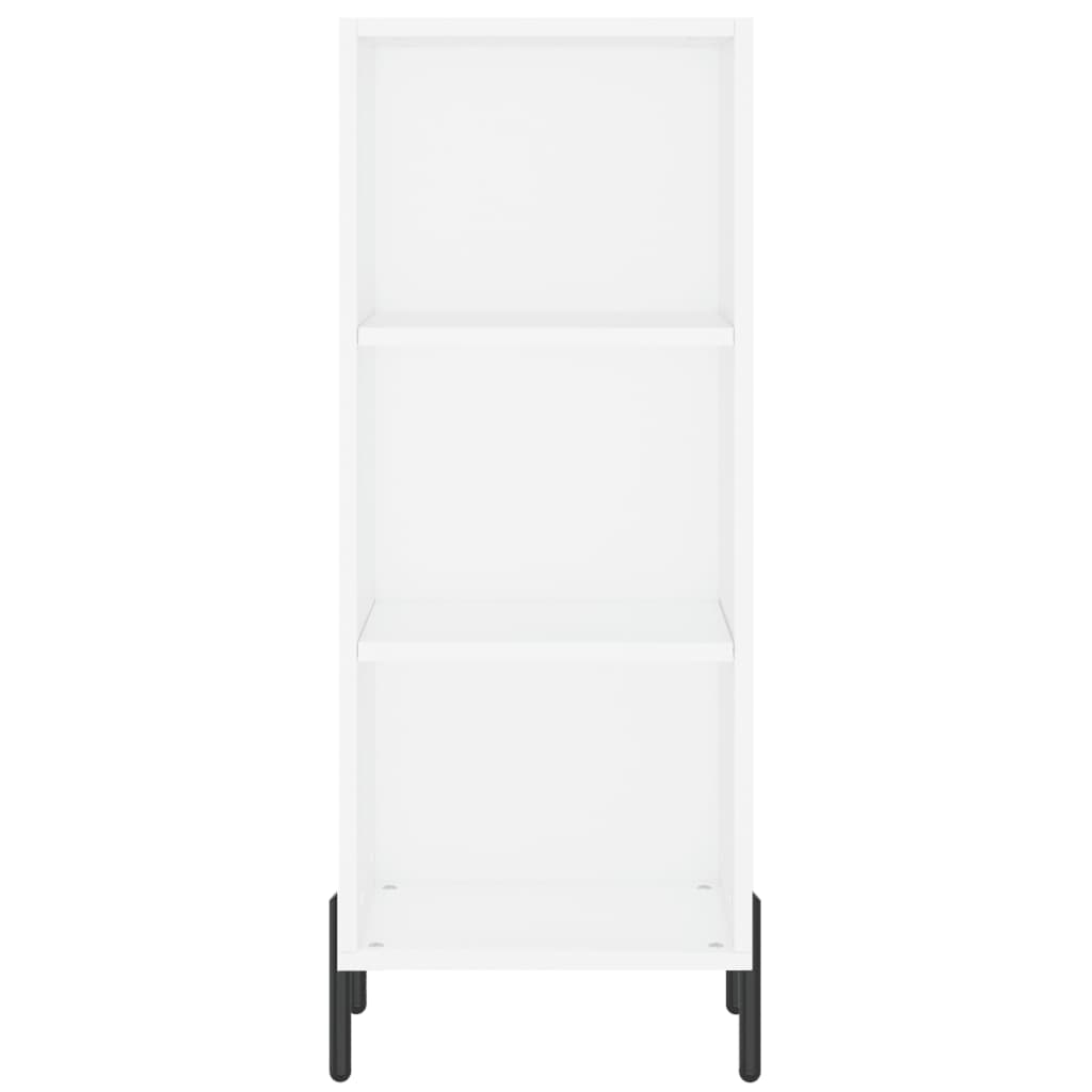 vidaXL Highboard White 34.5x34x180 cm Engineered Wood