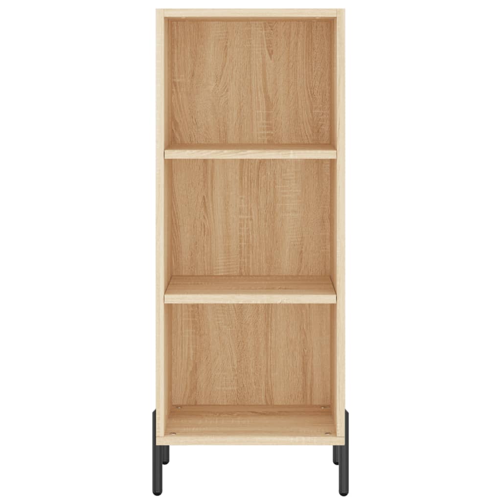 vidaXL Highboard Sonoma Oak 34.5x34x180 cm Engineered Wood