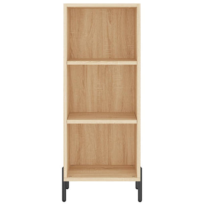 vidaXL Highboard Sonoma Oak 34.5x34x180 cm Engineered Wood