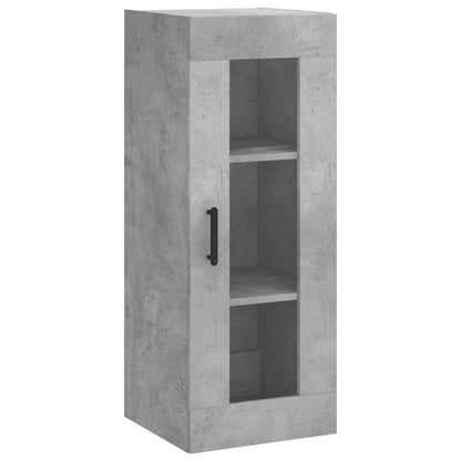 vidaXL Highboard Concrete Grey 34,5x34x180 cm Engineered Wood