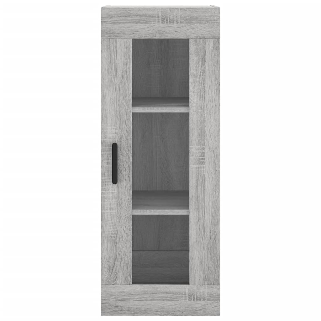vidaXL Highboard Grey Sonoma 34,5x34x180 cm Engineered Wood