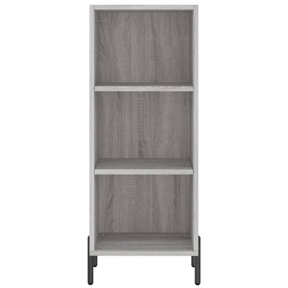 vidaXL Highboard Grey Sonoma 34,5x34x180 cm Engineered Wood