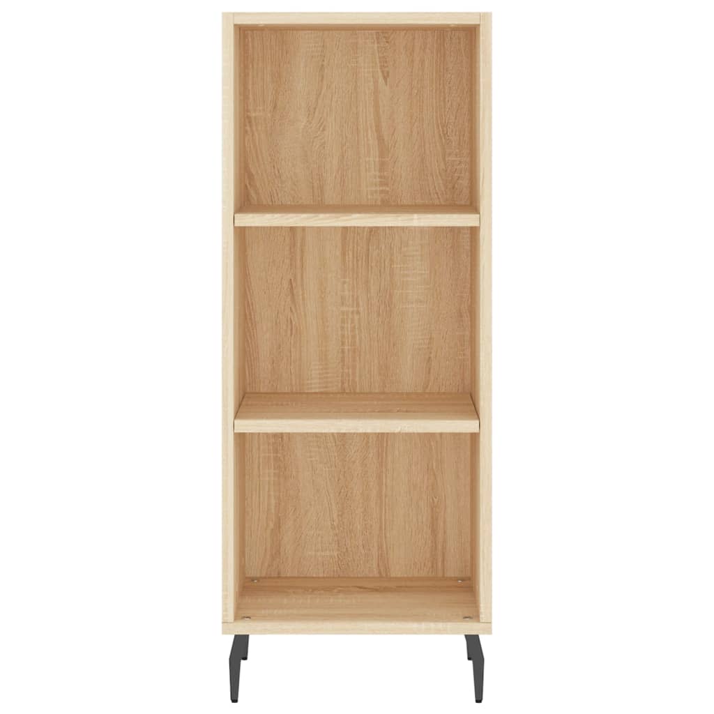 vidaXL Highboard Sonoma Oak 34.5x34x180 cm Engineered Wood
