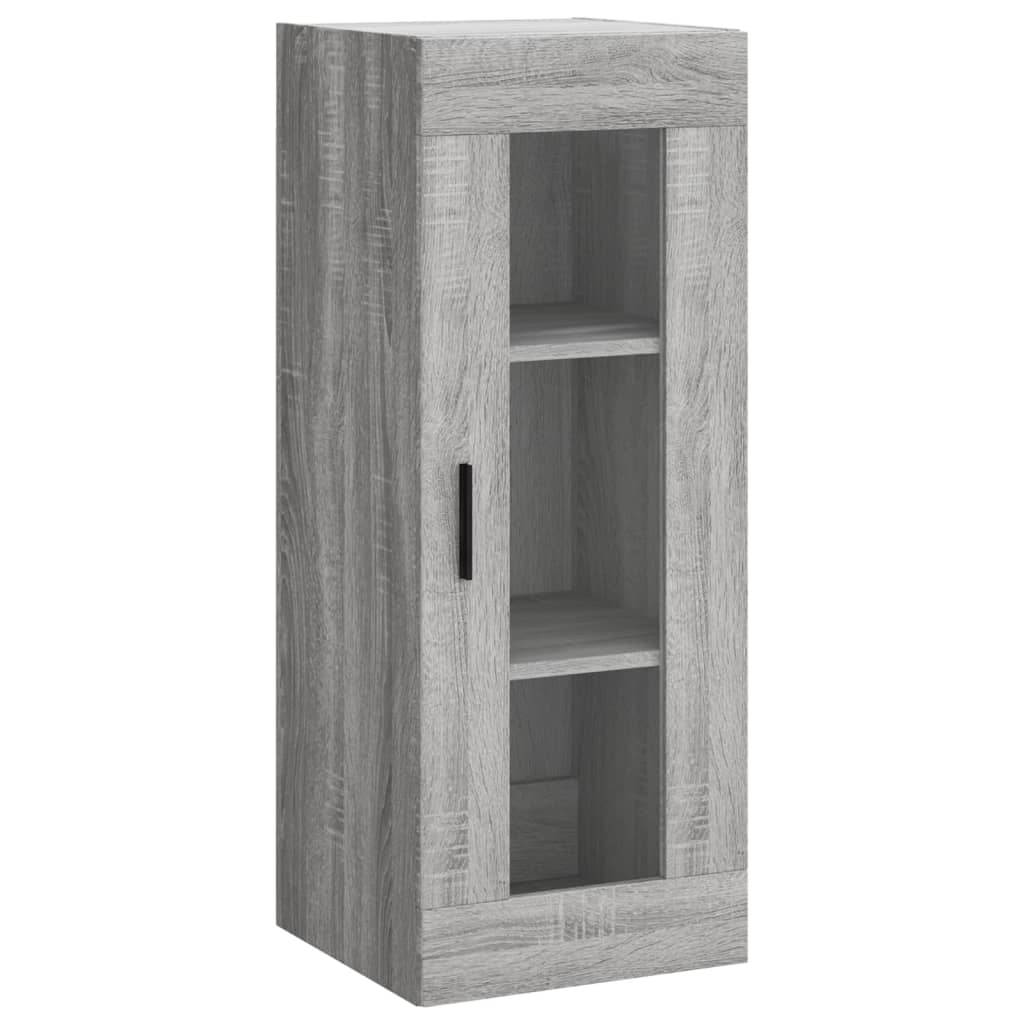 vidaXL Highboard Grey Sonoma 34,5x34x180 cm Engineered Wood