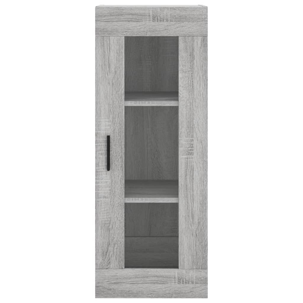 vidaXL Highboard Grey Sonoma 34,5x34x180 cm Engineered Wood