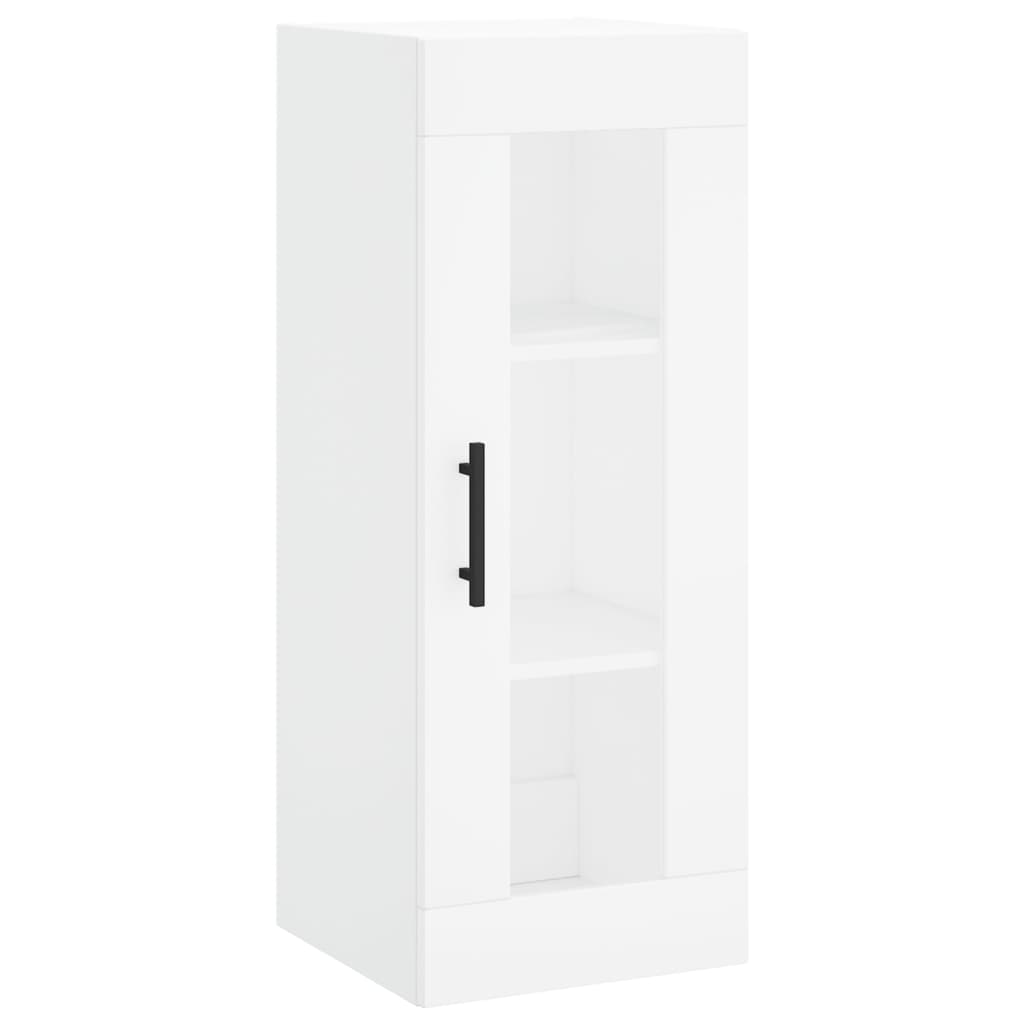 vidaXL Highboard White 34.5x34x180 cm Engineered Wood