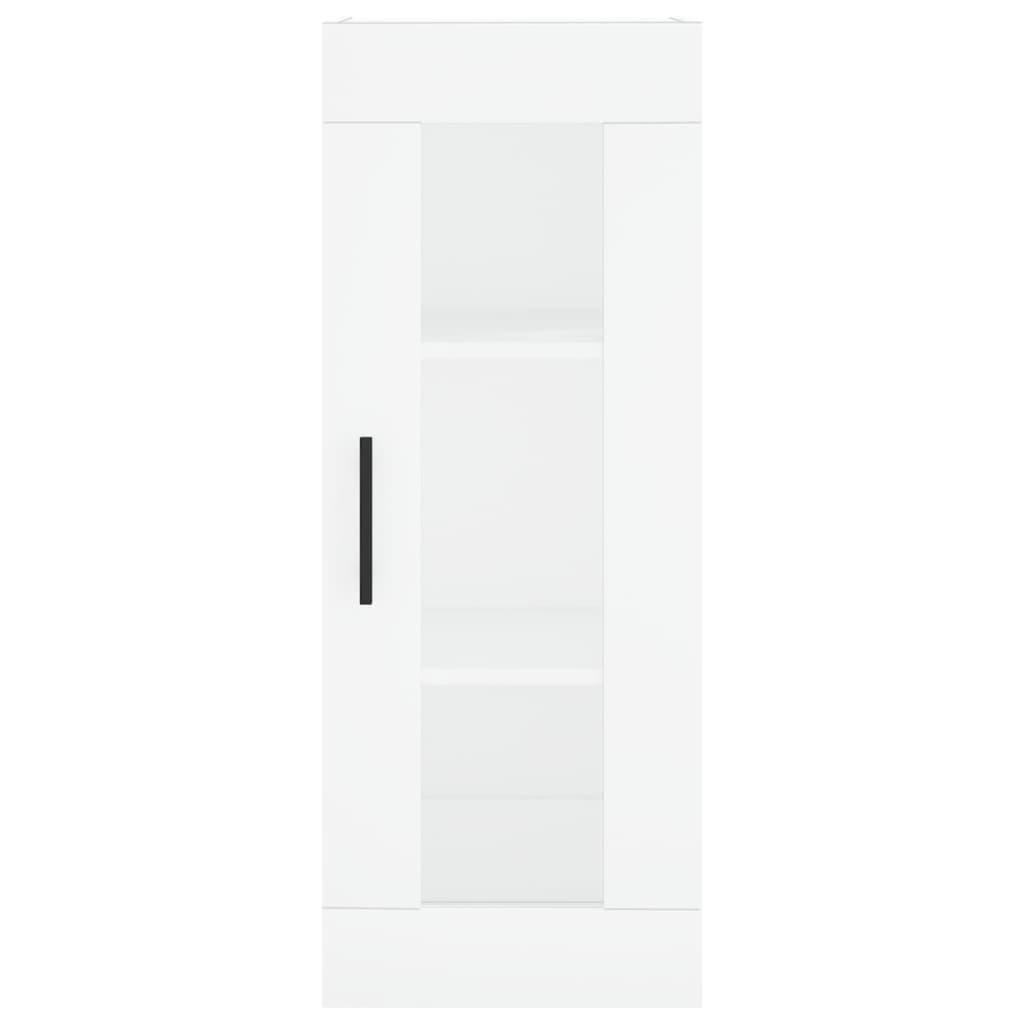 vidaXL Highboard White 34.5x34x180 cm Engineered Wood