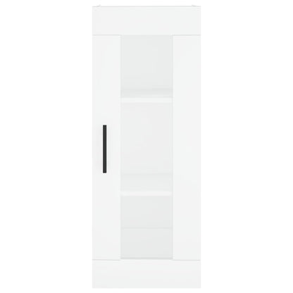 vidaXL Highboard White 34.5x34x180 cm Engineered Wood