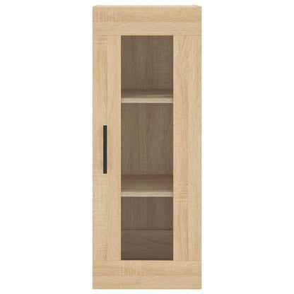 vidaXL Highboard Sonoma Oak 34,5x34x180 cm Engineered Wood