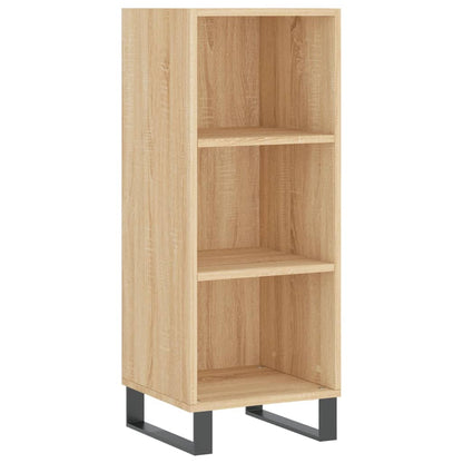 vidaXL Highboard Sonoma Oak 34,5x34x180 cm Engineered Wood