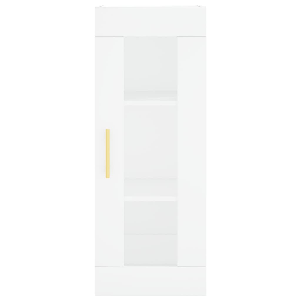 vidaXL Highboard White 34.5x34x180 cm Engineered Wood