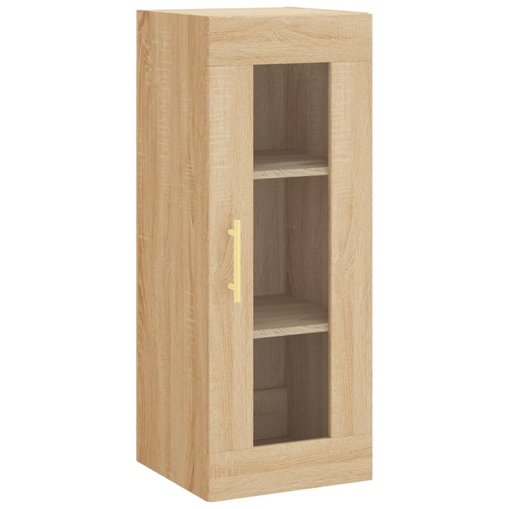 vidaXL Highboard Sonoma Oak 34,5x34x180 cm Engineered Wood